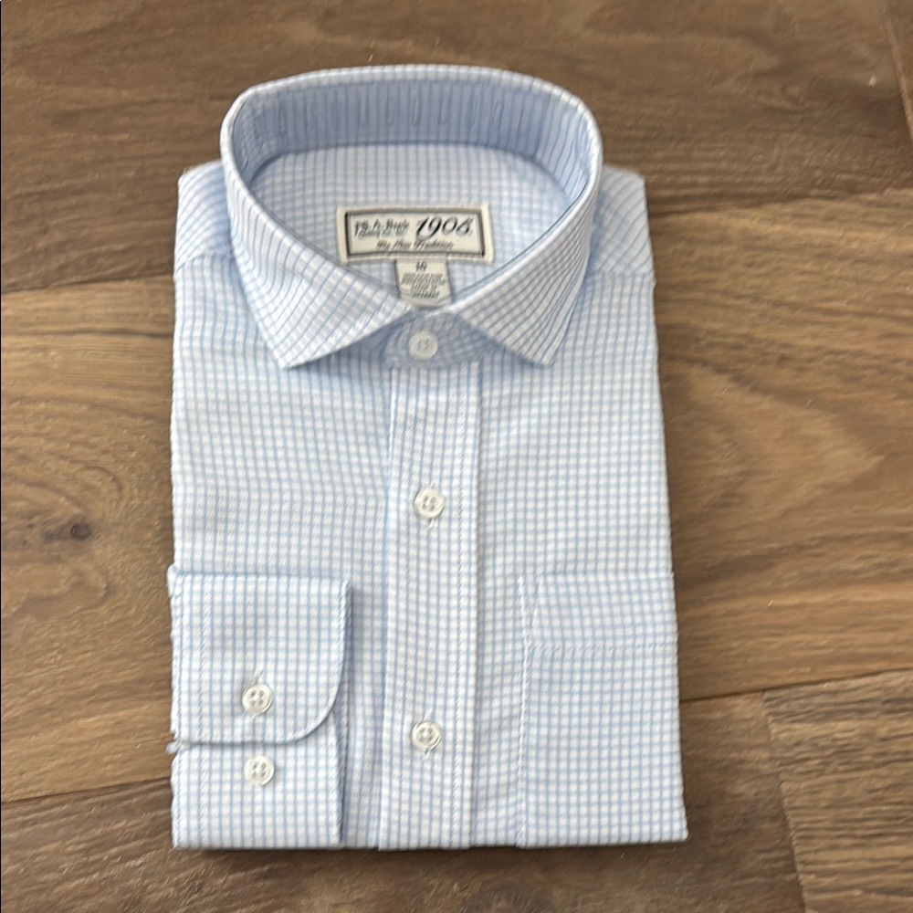 Jos. A. Bank Blue Button Down Shirt Classic Cotton